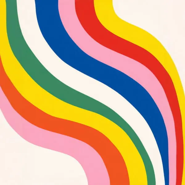 Abstract Wavy Lines